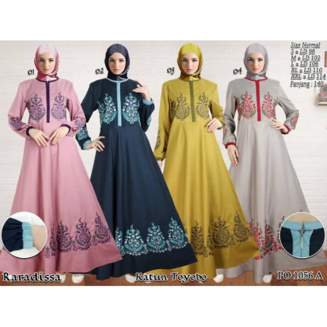 Gamis Bordir Original by Raradissa