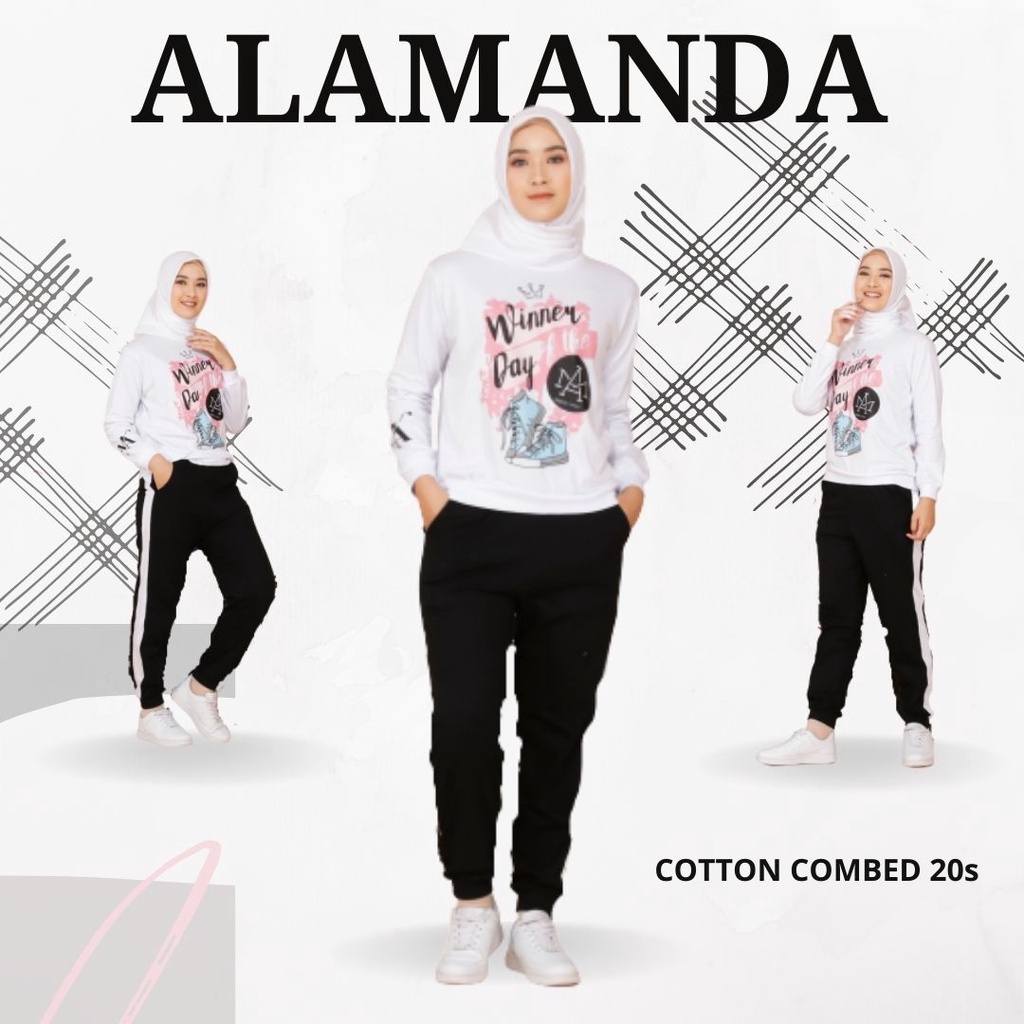 Fashion kaos olahraga  wanita muslimah outdoor  lengan panjang setelan sepeda wanita