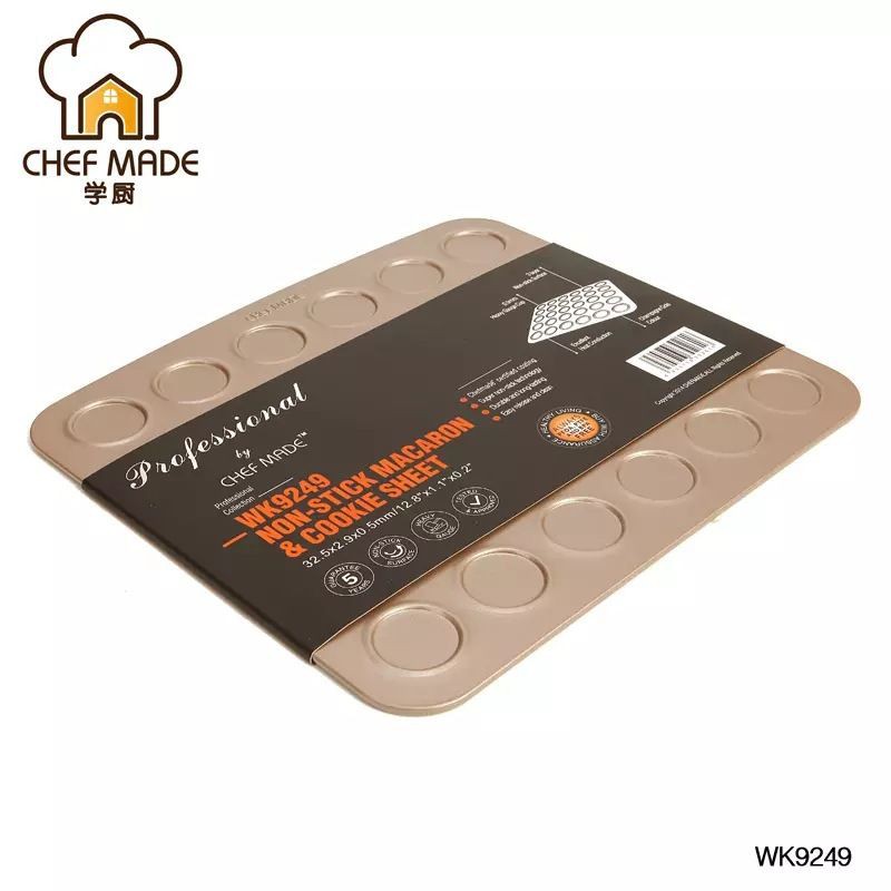 chefmade macaron cookie sheet bake pan wk9249 / loyang kue makaron