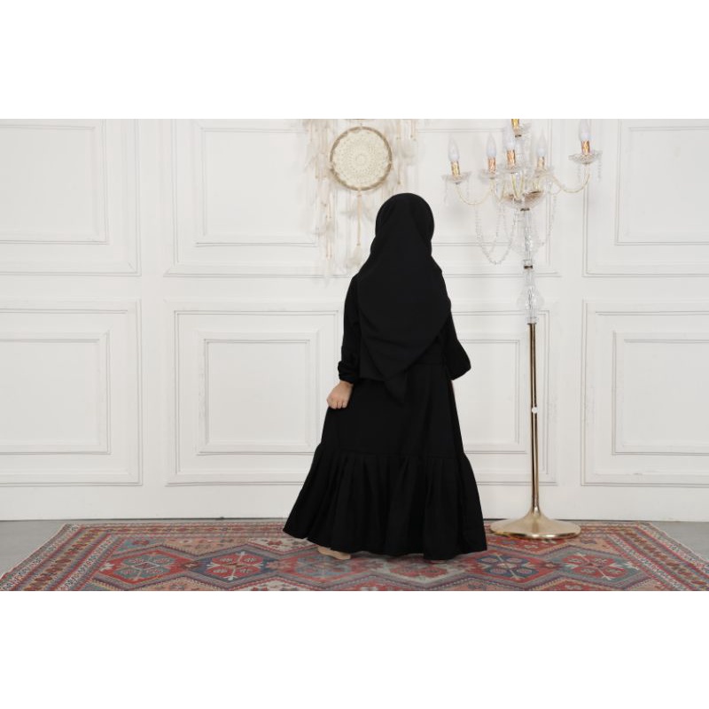 Gallery Exclusive Abaya Hitam Gamis Anak Aqila