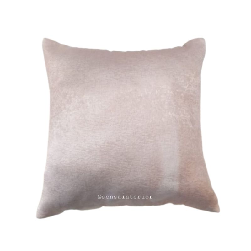 Sarung Bantal Sofa Kursi Ungu Muda Polos Katun Polyester 45x45 FREE KONSULTASI SB005