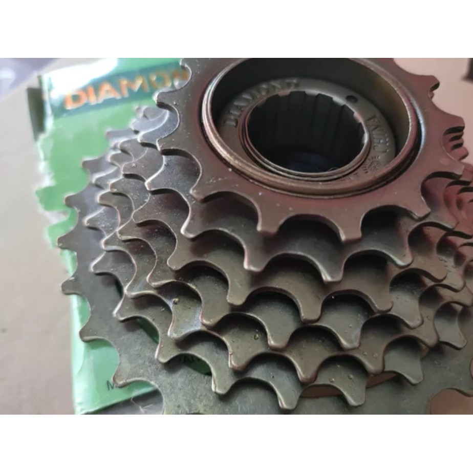 Freewheel Sproket Gir Gear Sprocket Diamond 7 speed Not Suntour Shimano Japan Drat Ulir