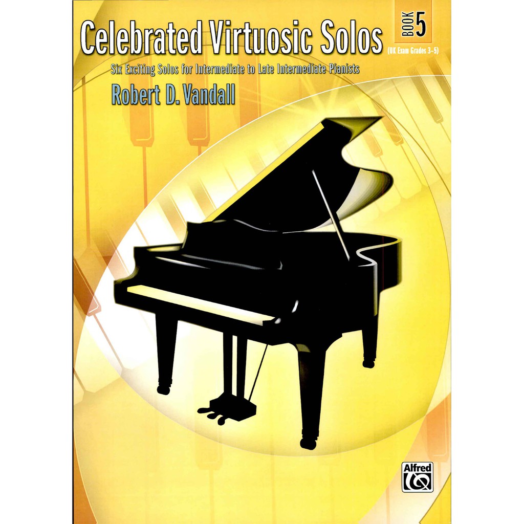 Buku Piano Celebrated Virtuosic Solos - Book 5
