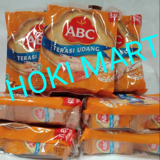 

Terasi udang abc 1pk Rp8500