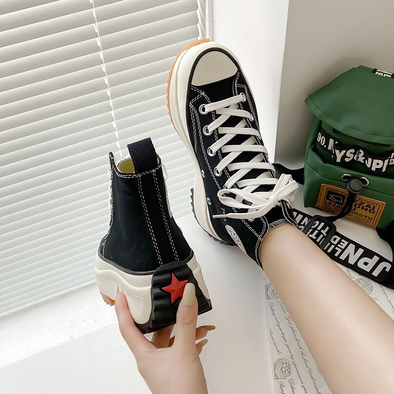 [COD!] Sneaker Dewasa wanita Import MONTANA Sol Tinggi | Sepatu Dupe Conv*rse x JW | Sepatu Import Murah | Sepatu Fashion Korea | Sepatu Hits | Sepatu trend | Sepatu Tinggi