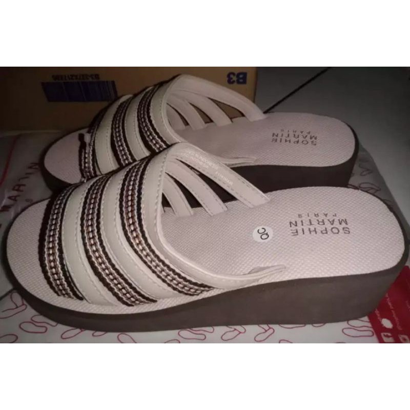 Sandal Wanita Sophie Martin / Sophie Martin Paris Wedges Keza Eva