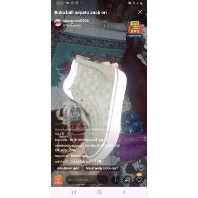 fix live sepatu anak army