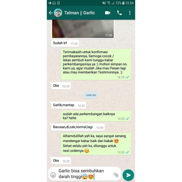 Obat Penurun Darah Tinggi Alami Bertestimoni - Obat Cegah Darah Tinggi, Hipertensi - Obat Sakit Kepala, Sesak Napas, Migran, Nyeri Dada, Badan Lemas, Pusing Akibat Tekanan Darah Tinggi Menahun Berkhasiat dgn Garlic Kapsul Bawag Hitam Tanpa Efek Samping-3