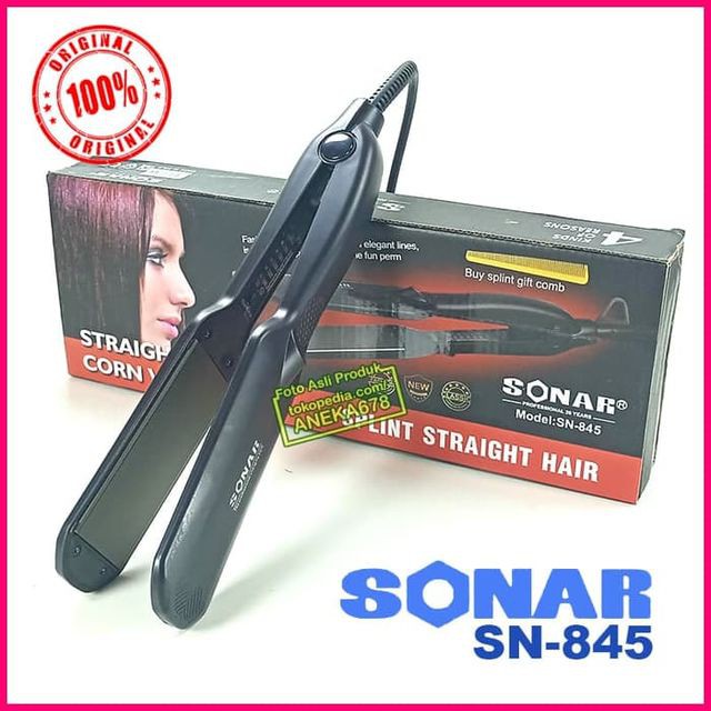 CATOK PELURUS RAMBUT SONAR SN-845 / CATOK RAMBUT