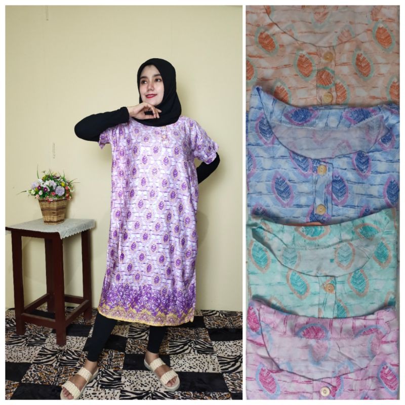 Daster Jumbo/Daster Bali/Baju Tidur/Dress Bali/Daster Viral Ruffle/Daster Pekalongan/Daster Busui