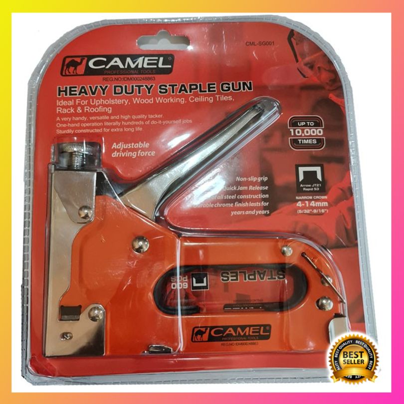 

Diskon Camel Heavy Duty Staple Gun CML-SG001