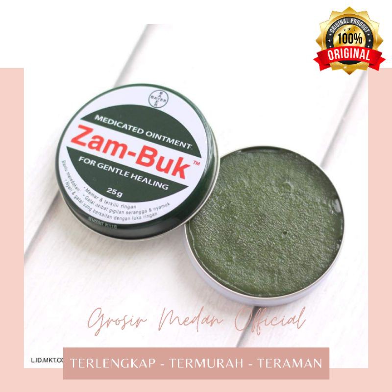 ZAMBUK ORIGINAL 100% TERSEDIA UKURAN BESAR DAN KECIL OBAT MEMAR DIGIGIT NYAMUK DAN SERANGGA
