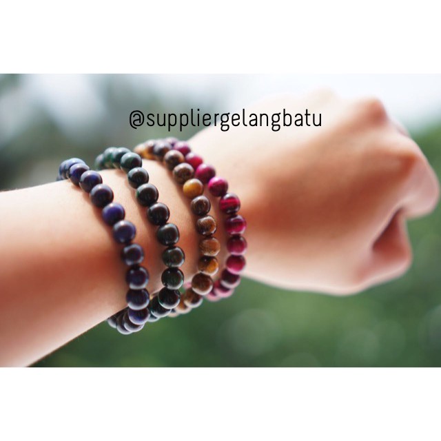 Natural tiger eye 6mm 8mm 10mm ready stock supplier biduri sepah