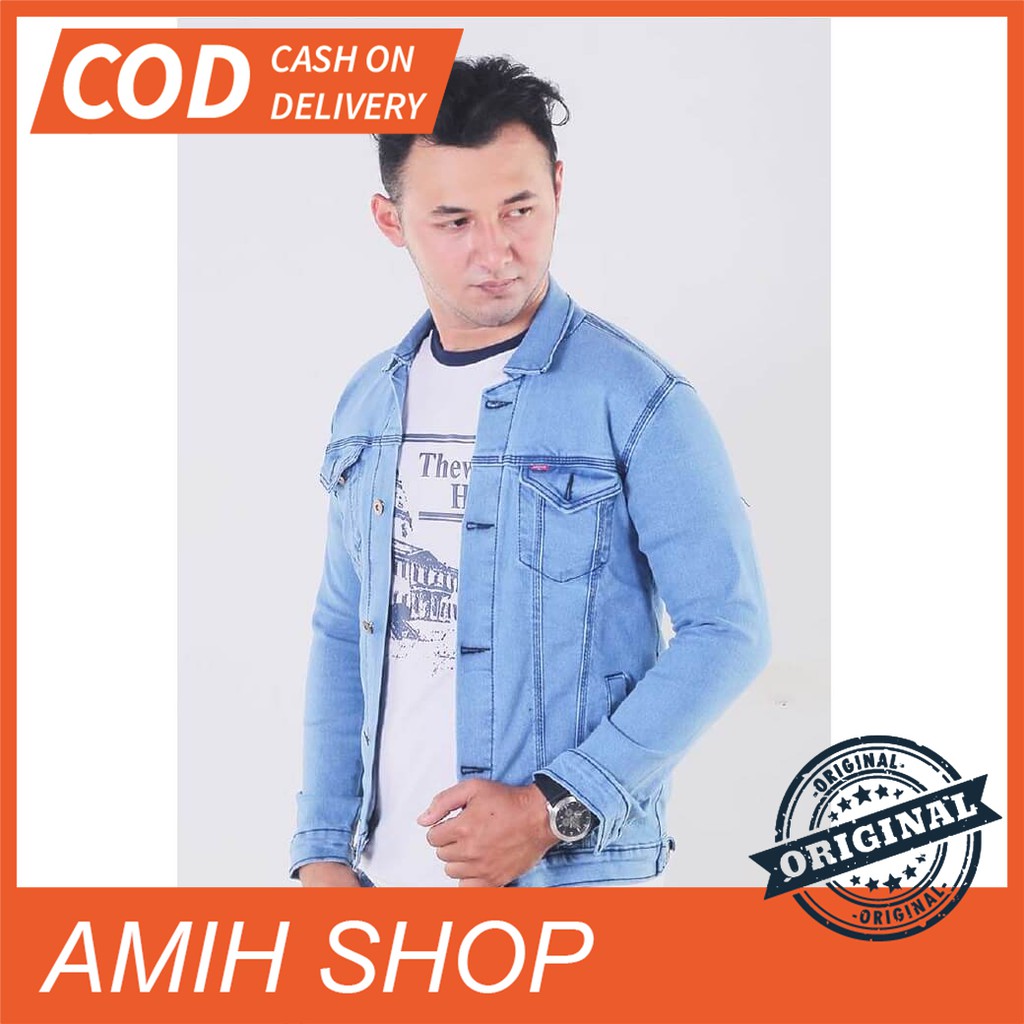 JAKET LEVIS JEANS PRIA GIARDINO - GRO 1075 ORIGINAL