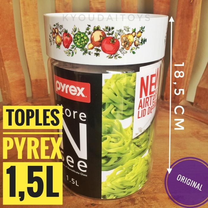 Toples Toples Pyrex 1,5 Liter (1,5L) Store N See Kedap Udara Airtight 7048-8