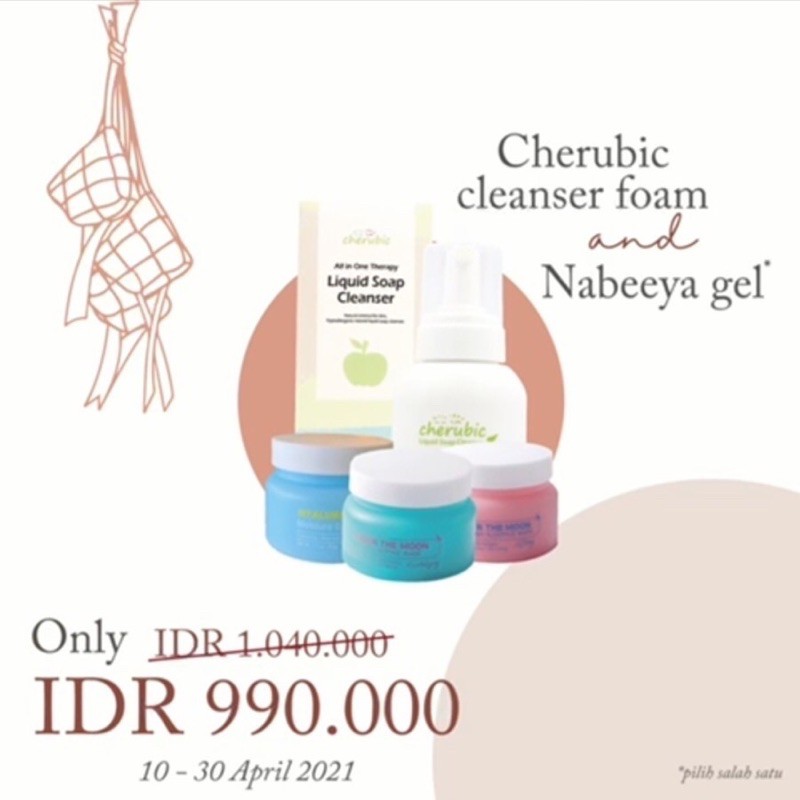 PAKET CHERUBIC DAN CICA COLLAGEN NABEEYA