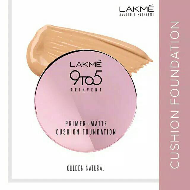 Lakme 9to5 Cushion Foundation - 04 Golden Natural