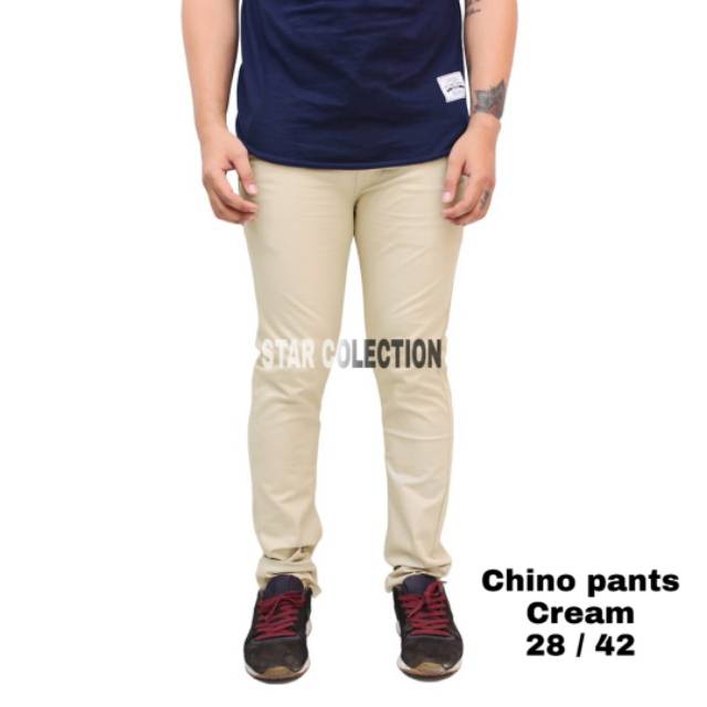 Celana Chino Panjang Pria / Cino Pria Catton Casual Big Size Jumbo Premium