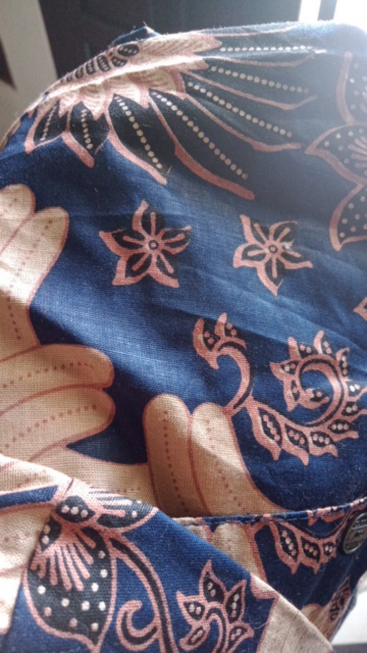 Batik Wanita Asj Sa Hrb026 Kenongo Kemeja Tosca Pendek