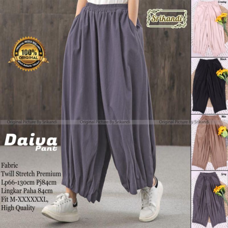 daiva pants celana bahan by srikandi