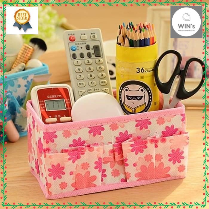C186 Rak Kosmetik Promo Bahan Kain Storage Cosmetic Organizer Wadah kosmetik Kotak make up kosmetik