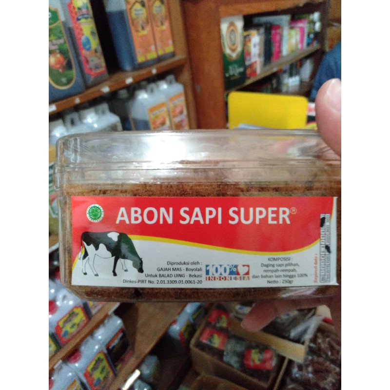 

Abon Sapi Super Rasa Pedas Paling Enak 250gram