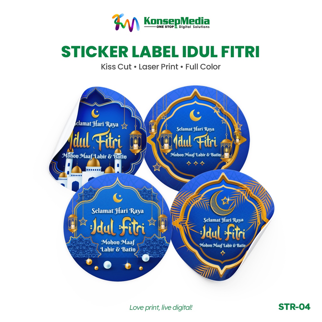 

Set Sticker Label Idul Fitri | Stiker Toples Kue Lebaran | STR-04
