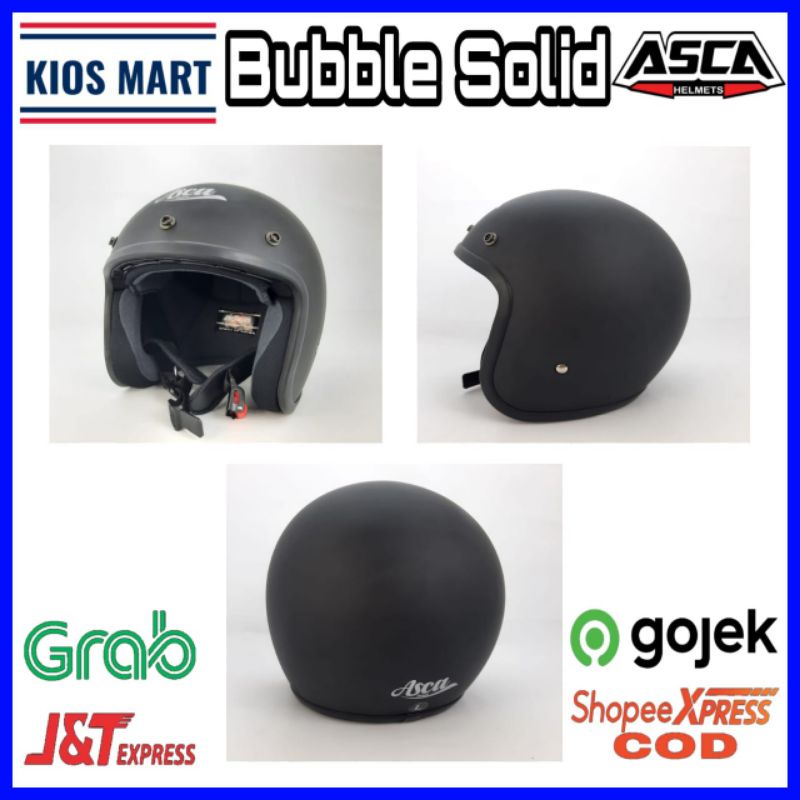 Asca Helm Bogo Bubble Solid SNI