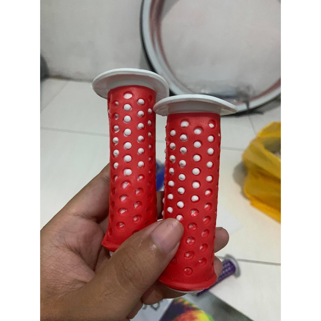 Hand grip hanpad hamfat sarung stang sepeda anak, BMX warna