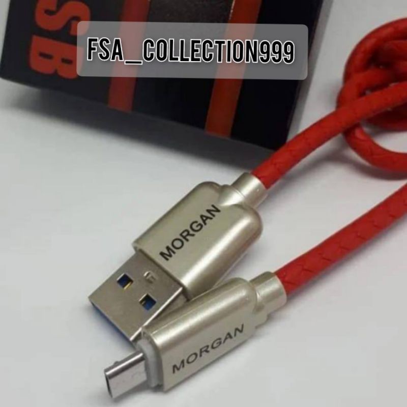 Kabel Data Morgan Micro Usb 2.4A Fast Charging