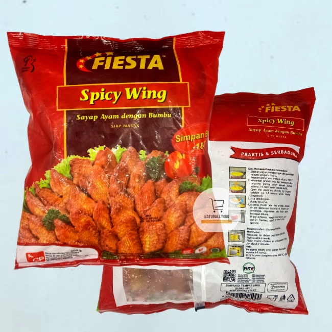 Fiesta Spicy Wing 500gr Sayap ayam goreng bumbu instant