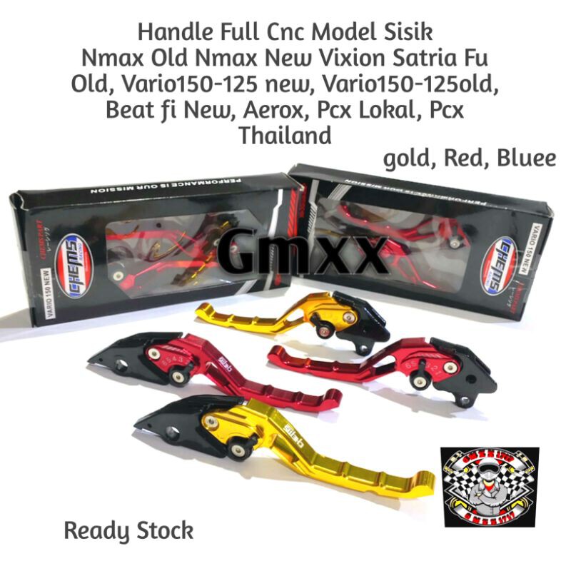 Handle Rem Variasi Handel Stelan Djarum Alumunium Variasi Motor Beat fi, Beat esp, Beat street, Nmax
