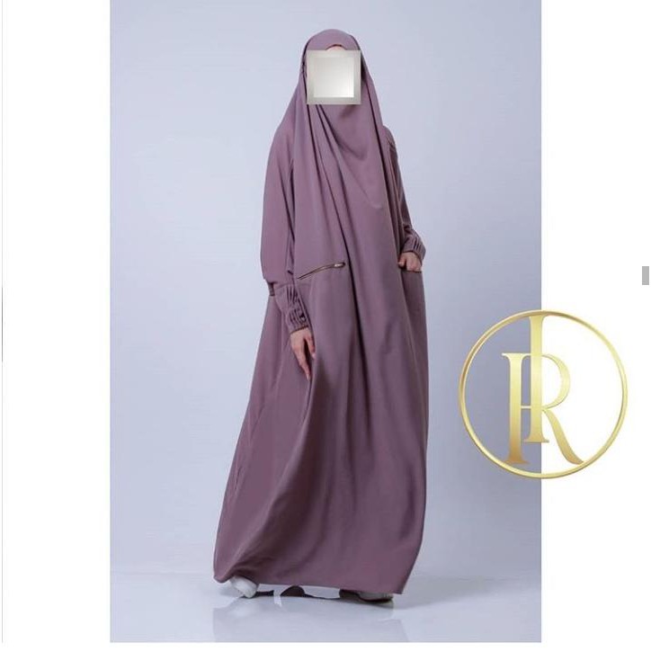 Zahra French Khimar Overhead