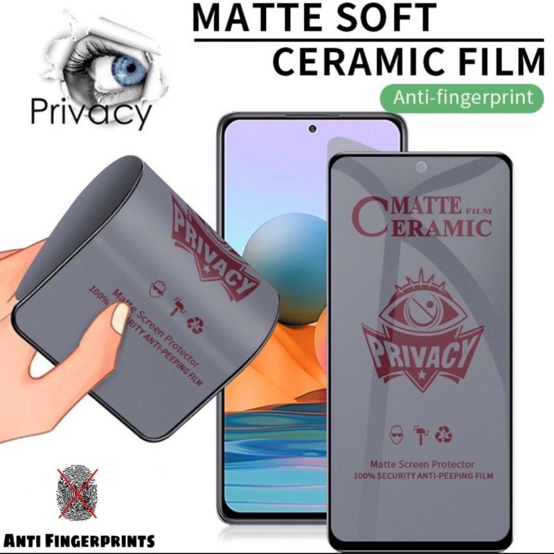 OPPO A1K A11K A3S A5S A7 A12 A15 A15S A16 A16E A16K A31 A33 A53 2020 Anti Gores Anti Spy Matte Priva