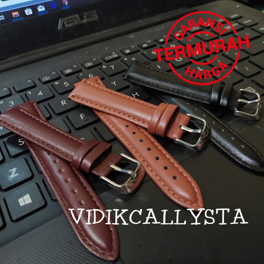 Leather Strap watch Tali jam Tangan Kulit Murah Berkualitas 18mm 20mm 22mm 24mm 18 20 22 24