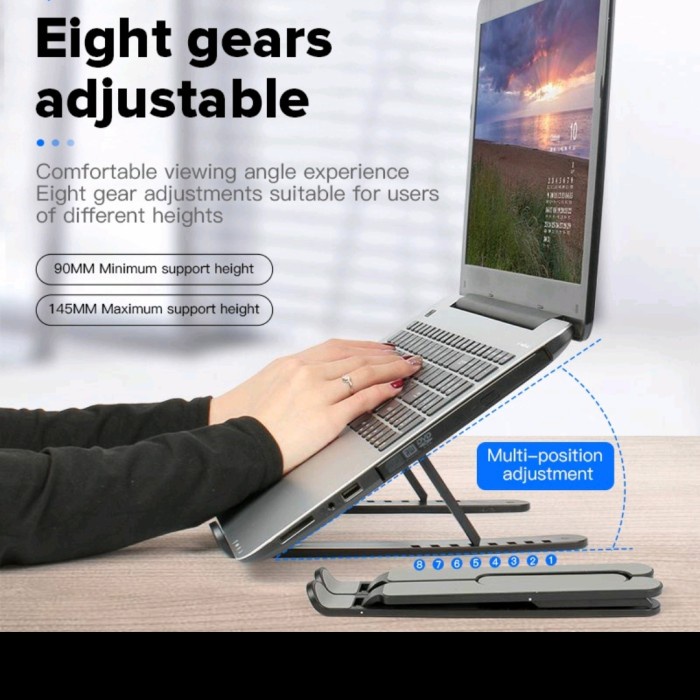 Stand Laptop Tablet Portable P1Pro Universal Height Adjustable 6 Level