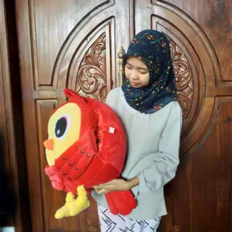 BONEKA OWL JUMBO SNI MODEL SAKU