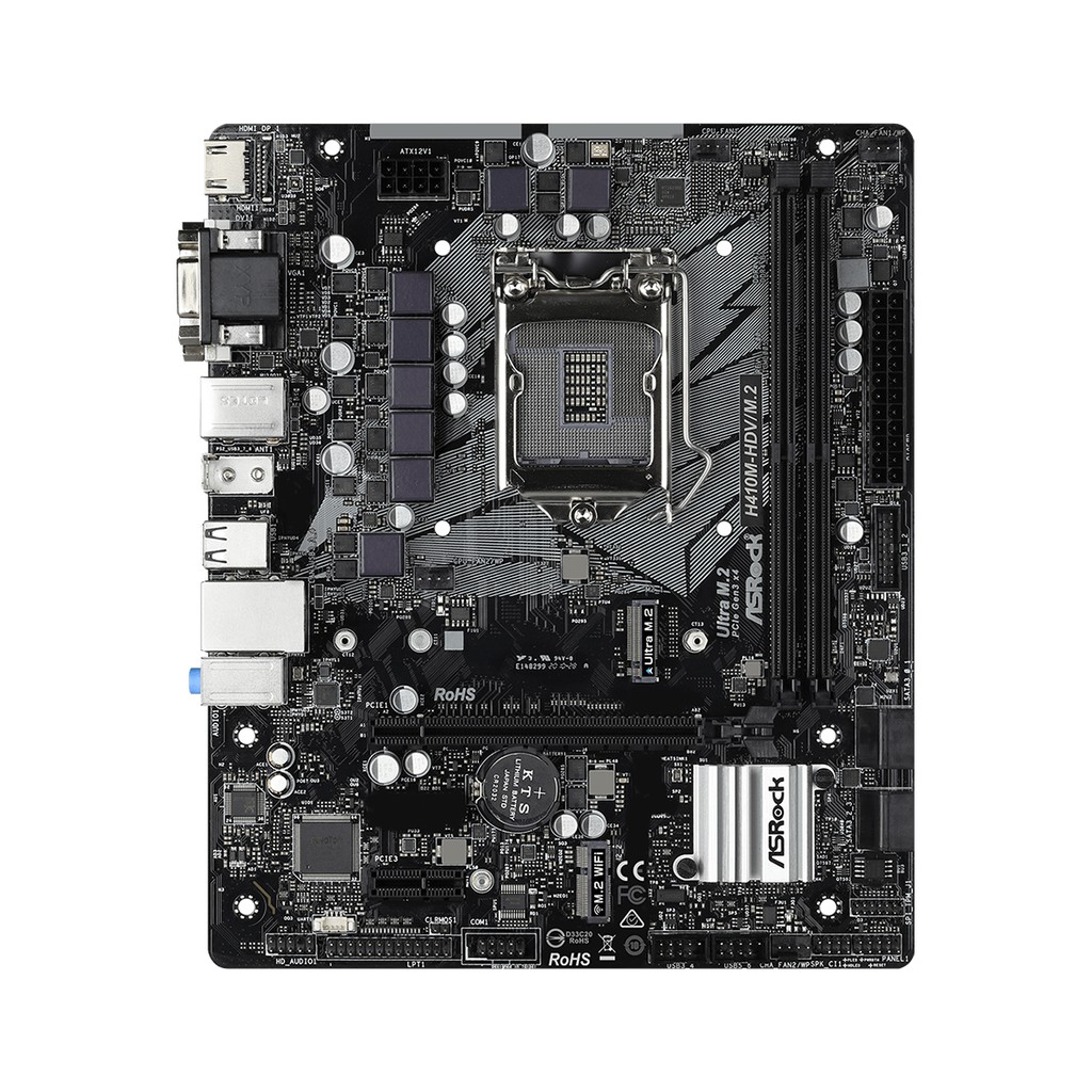 ASROCK H410M-HDV/M.2 mATX LGA1200 H410 USB3.2 M2 MOTHERBOARD INTEL