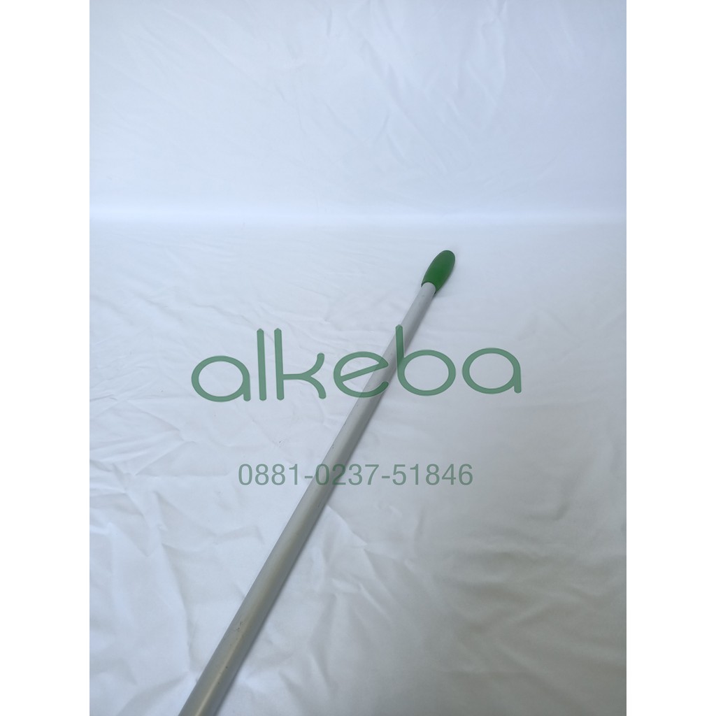 Tangkai alumunium plus handgrip hijau stick mop pel 150 cm