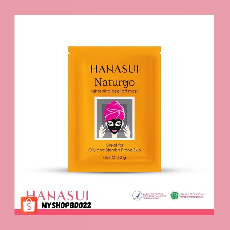 Hanasui Naturgo Peel Off Mask Masker Komedo Naturgo Perawatan Kebersihan Kulit Wajah Wanita By Myshopbdg22