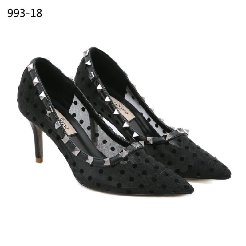 SHOES || VALEN . TINO Stud Heels || 993-18A||||