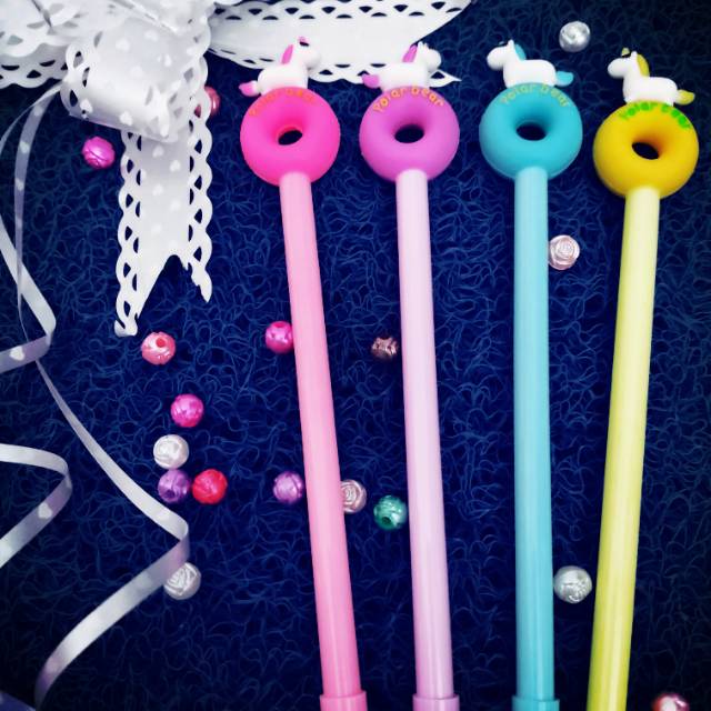 

Pen donut unicorn