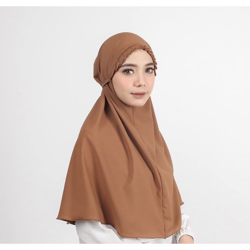 Bergo Lipit KCB Tali Diamond non pet Hijab Jilbab instant maryam