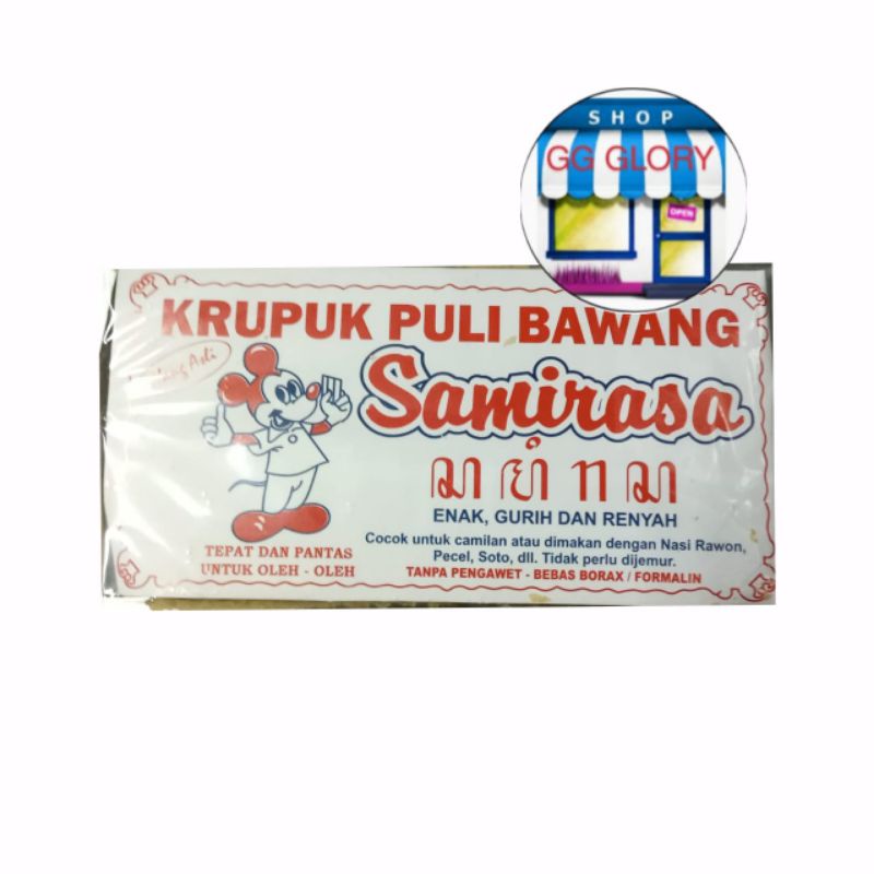 

Krupuk Puli Bawang Mentah Samirasa 400gr Tanpa Pengawet