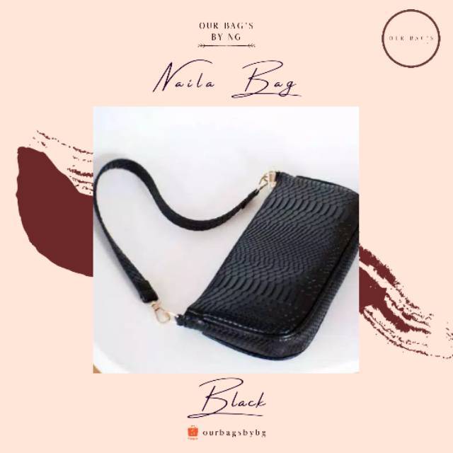 NAILA BAG/SHOULDER BAG/TAS PUNDAK/TAS KETEK/TAS KEKINIAN/ TAS CROCO/TAS MURAH/TAS CEWE