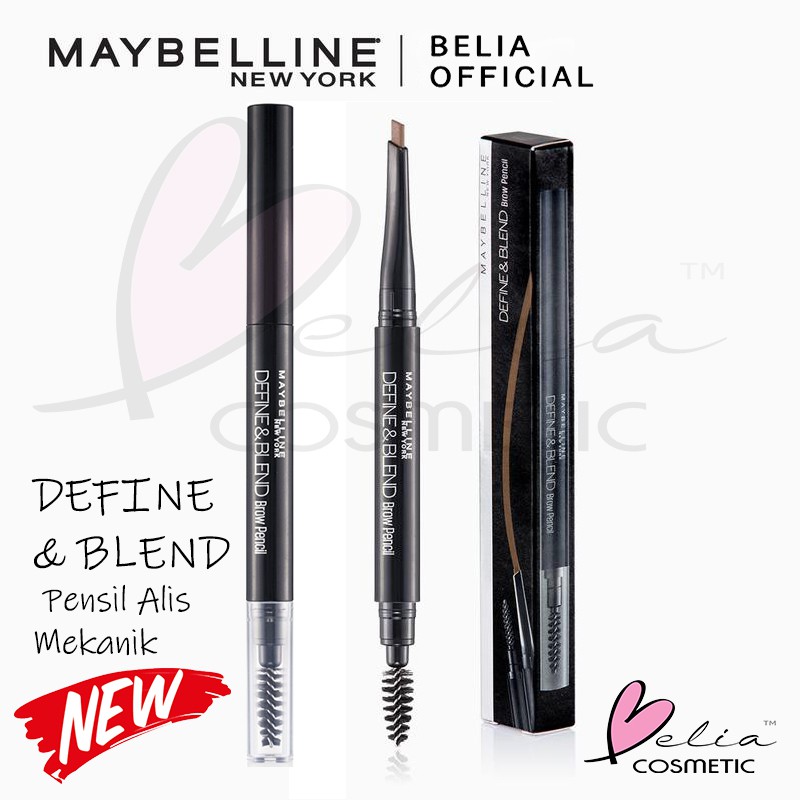 ❤ BELIA ❤ Maybelline Define &amp; Blend eyebrow (pensil alis mekanik) BPOM Ori 100%