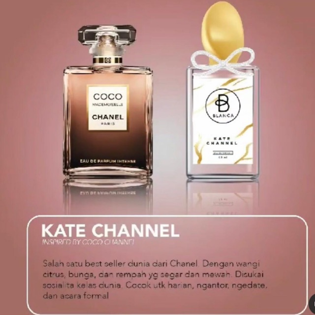 KATE CHANNEL inspired by Coco Channel