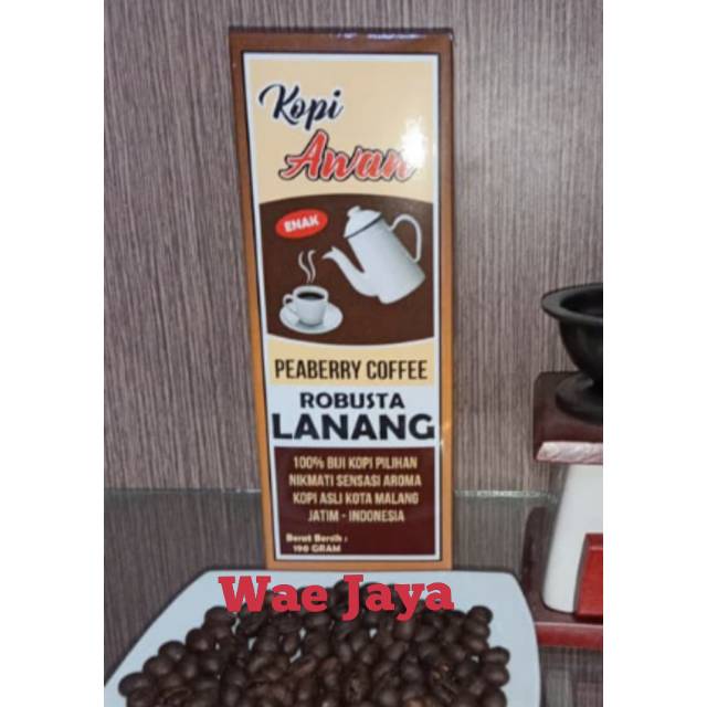 

Kopi Lanang robusta cap Awan asli Malang Dampit 190 gram