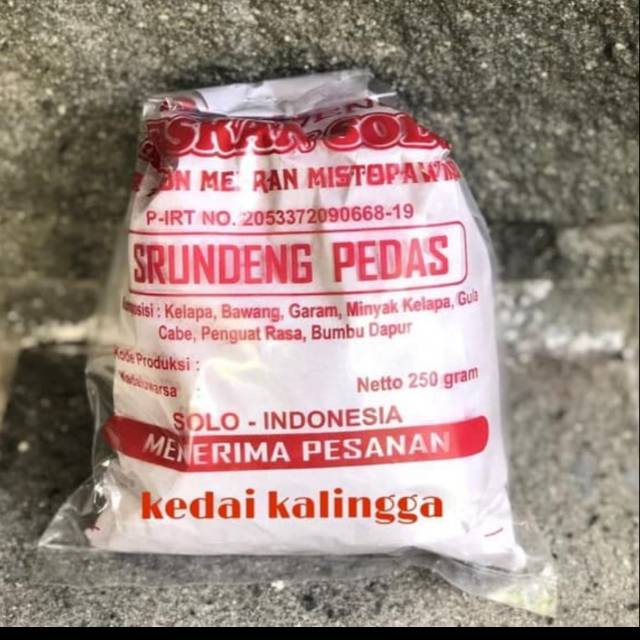 

OLEH-OLEH KHAS SOLO SERUNDENG MESRAN