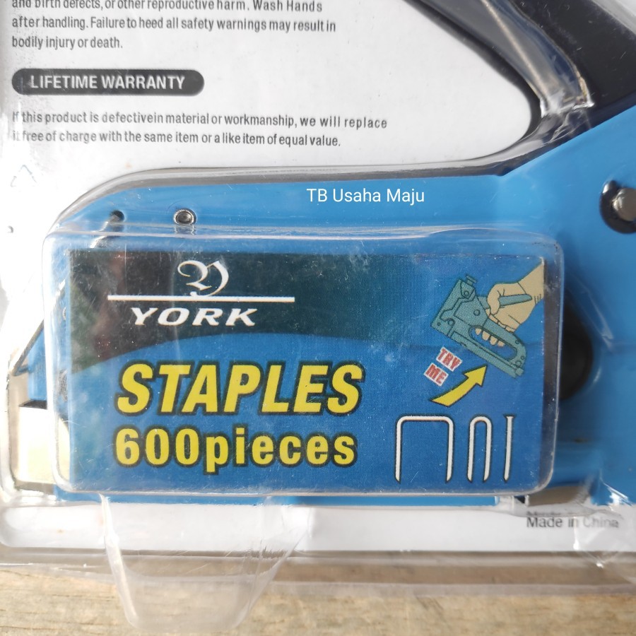 YORK YJSG 006D - Staple Gun Heavy Duty 3 Way Hekter untuk Kayu York